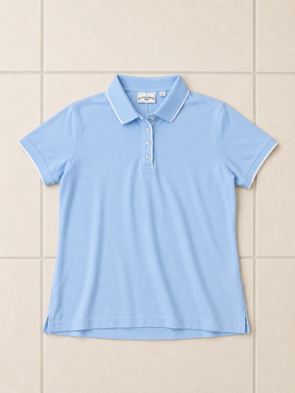 Outer Banks Light Blue Polo Shirt Women's XL Cotton Golf Casual Top
